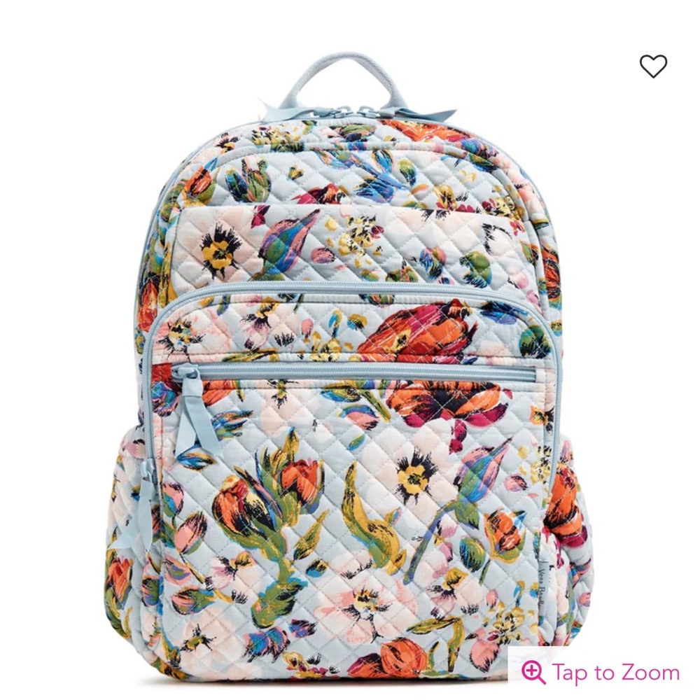Vera Bradley XL campus backpack (Sea Air Floral) print